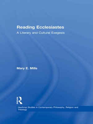 cover image of Reading Ecclesiastes